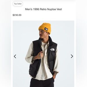 Men’s 550 Down North Face Puffer Vest